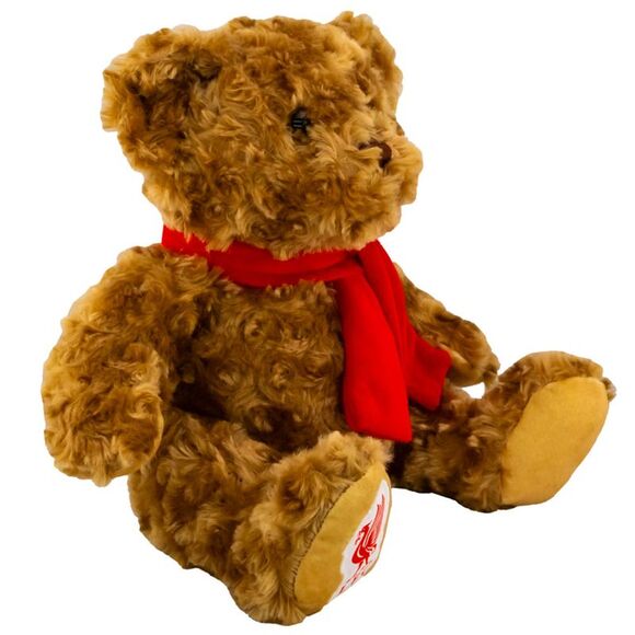 Liverpool FC Classic Soft Touch Teddy Bear / Brown/Red - Picture 2 of 2
